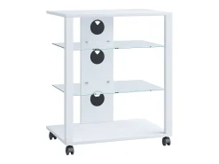 Móveis Hifi Folas Branco A. 70 x L. 60 x P. 41 cm