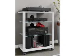 Móveis Hifi Folas Branco A. 70 x L. 60 x P. 41 cm