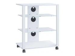 Móveis Hifi Folas Branco A. 70 x L. 60 x P. 41 cm