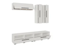 Móveis para TV Arila Branco A. 200 x L. 190 x P. 40 cm