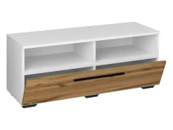 Móveis para TV Arila Branco/carvalho de mel A. 39 x L. 95 x P. 40 cm
