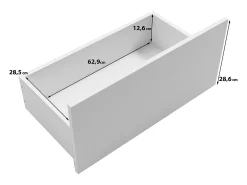 Móvel baixo de TV moderno 180 cm com LED – móvel alto fosco com gavetas e prateleiras, carvalho wotan