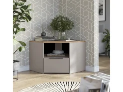 Móvel baixo para TV cinzento-bege 68x68x50 wido
