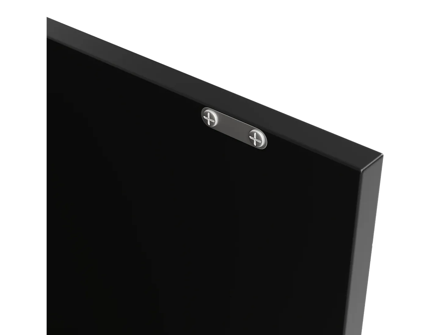 Móvel bar giratório com 2 gavetas, 1 porta e 2 nichos, corpo preto com tampo em folheado de madeira - 138x39x104cm