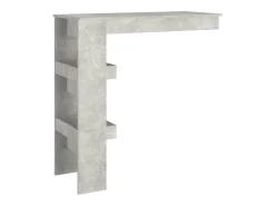 Móvel bar parede 102x45x103,5cm derivados madeira cinza cimento PT301786