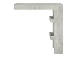 Móvel bar parede 102x45x103,5cm derivados madeira cinza cimento PT301786