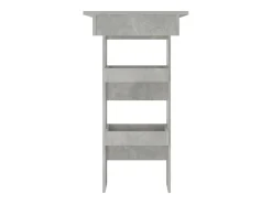Móvel bar parede 102x45x103,5cm derivados madeira cinza cimento PT301786
