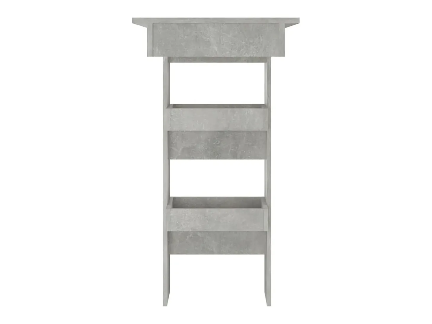 Móvel bar parede 102x45x103,5cm derivados madeira cinza cimento PT301786