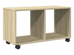 Móvel com rodas 72x33x42,5 cm deriv. de madeira carvalho sonoma
