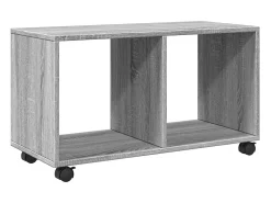 Móvel com rodas 72x33x42,5 cm derivados de madeira cinza sonoma