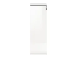 Móvel de Armazenamento BODITE – 1 porta – Branco laqueado – Compacto e moderno