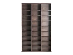 Móvel de Armazenamento Multimídia SucceBuy em 9 Níveis, Prateleira DVD Ajustável para 756 CD, Expresso