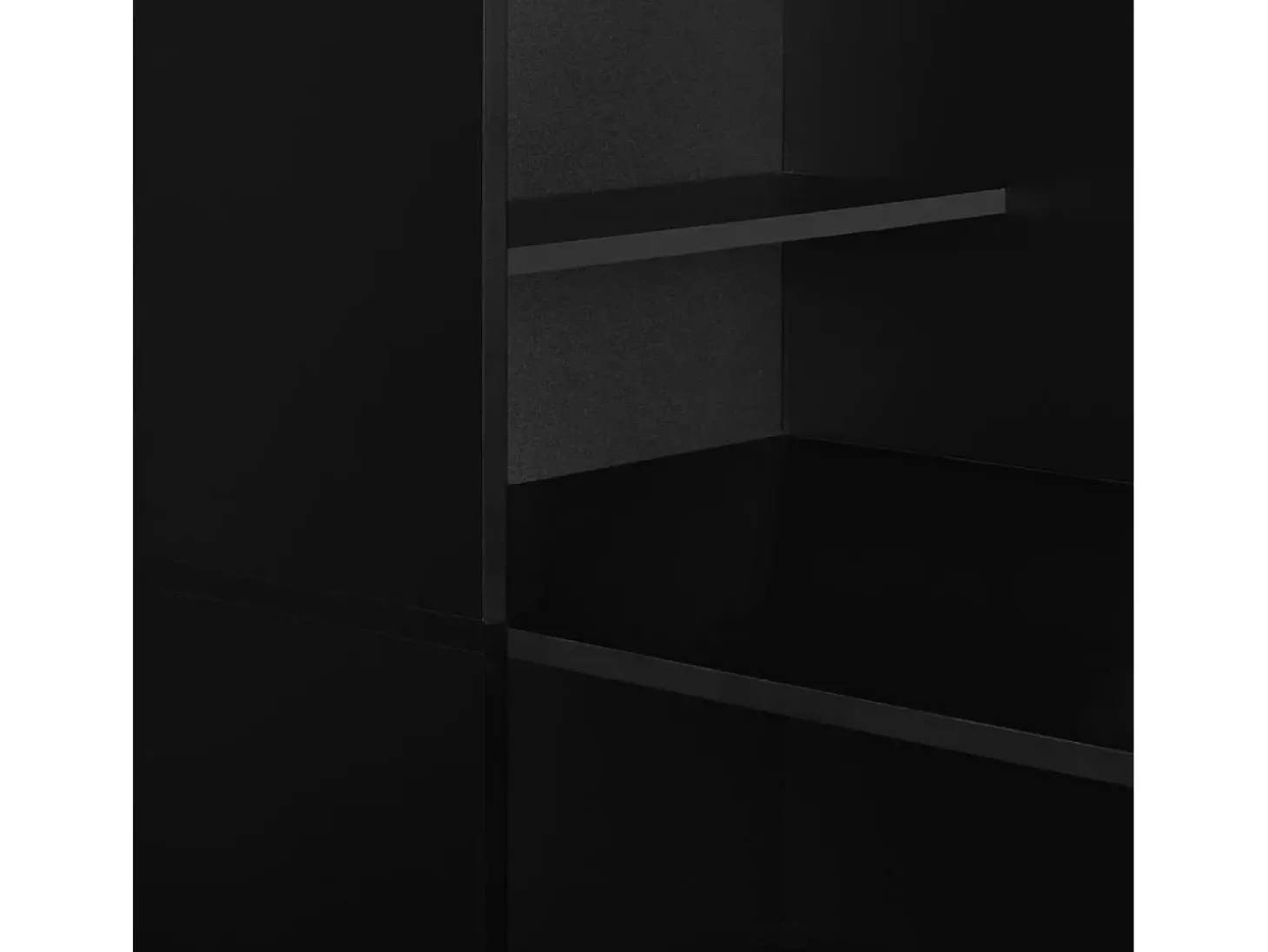 Móvel de bar com armário 115x59x200 cm preto PT984443