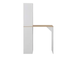 Móvel de bar com armário 115x59x200 cm branco PT887525