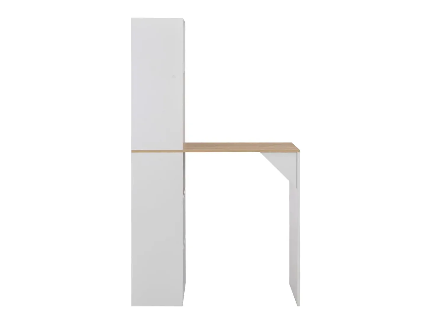 Móvel de bar com armário 115x59x200 cm branco PT887525
