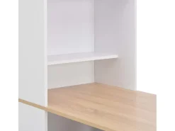 Móvel de bar com armário 115x59x200 cm branco PT887525