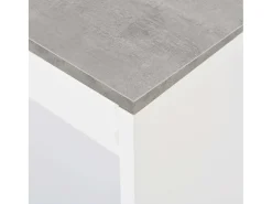 Móvel de bar com prateleira branco 110x50x103 cm PT871469