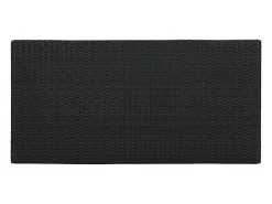 Móvel de bar com prateleiras 120x60x110 cm vime PE preto PT439407