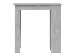 Móvel de bar com prateleira 102x50x103,5 cm cinza cimento PT794328