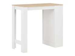Móvel de bar com prateleira branco 110x50x103 cm PT510349