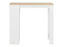 Móvel de bar com prateleira branco 110x50x103 cm PT510349