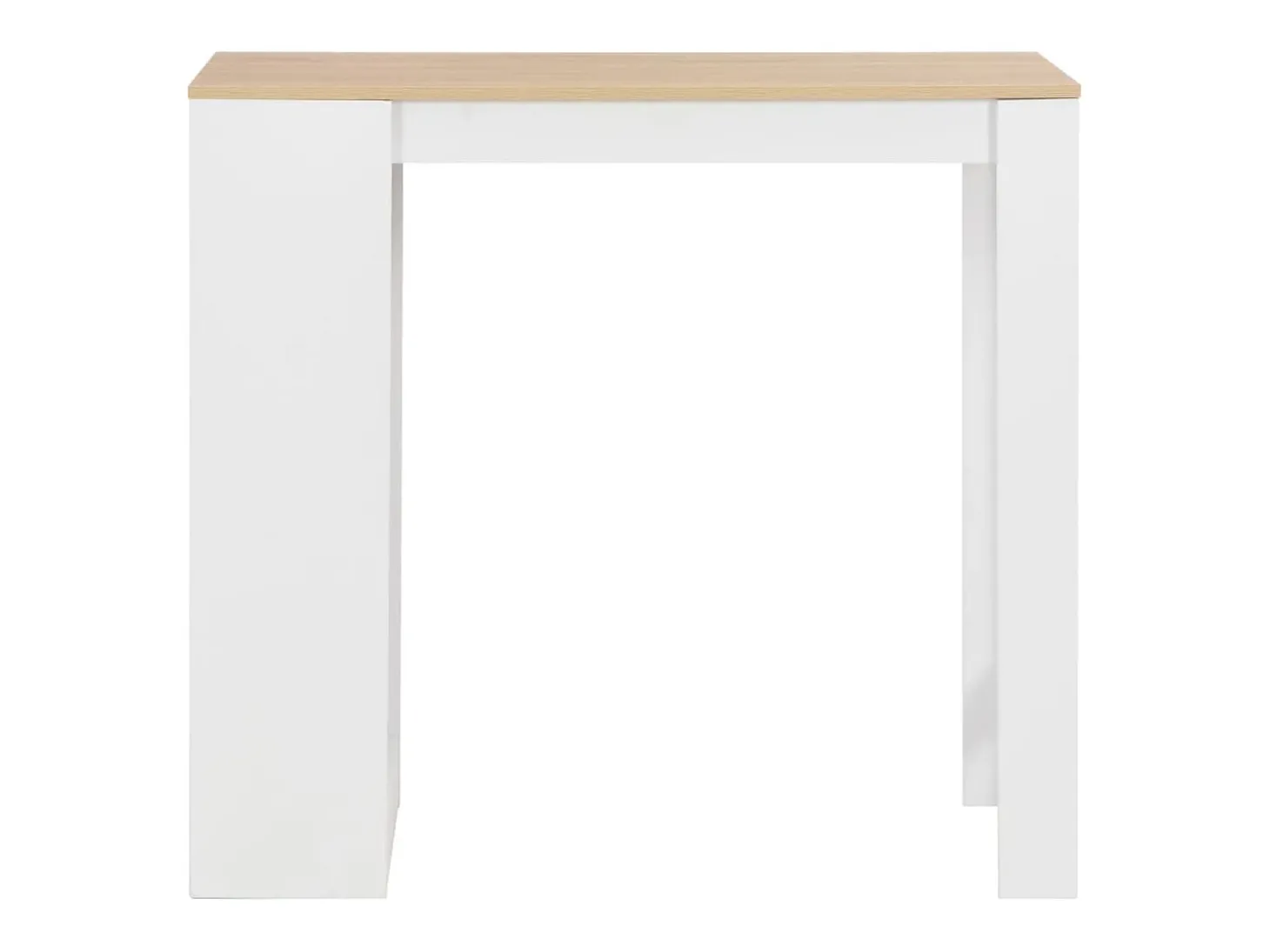 Móvel de bar com prateleira branco 110x50x103 cm PT510349