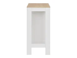 Móvel de bar com prateleira branco 110x50x103 cm PT510349