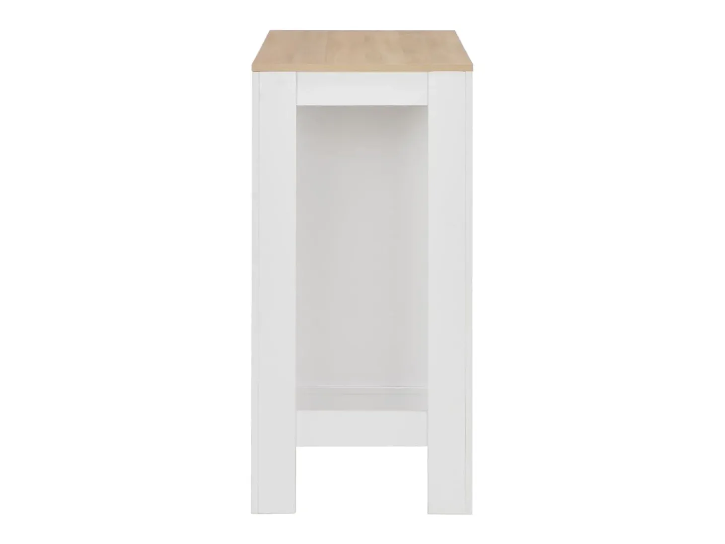 Móvel de bar com prateleira branco 110x50x103 cm PT510349