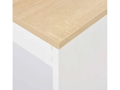 Móvel de bar com prateleira branco 110x50x103 cm PT510349