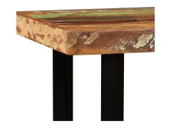 Móvel de bar em madeira reciclada maciça 120x60x107 cm PT738940