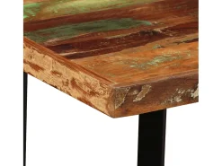 Móvel de bar em madeira reciclada maciça 120x60x107 cm PT738940
