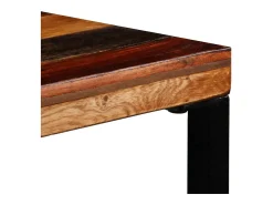 Móvel de bar em madeira recuperada maciça 70x70x106 cm PT732717