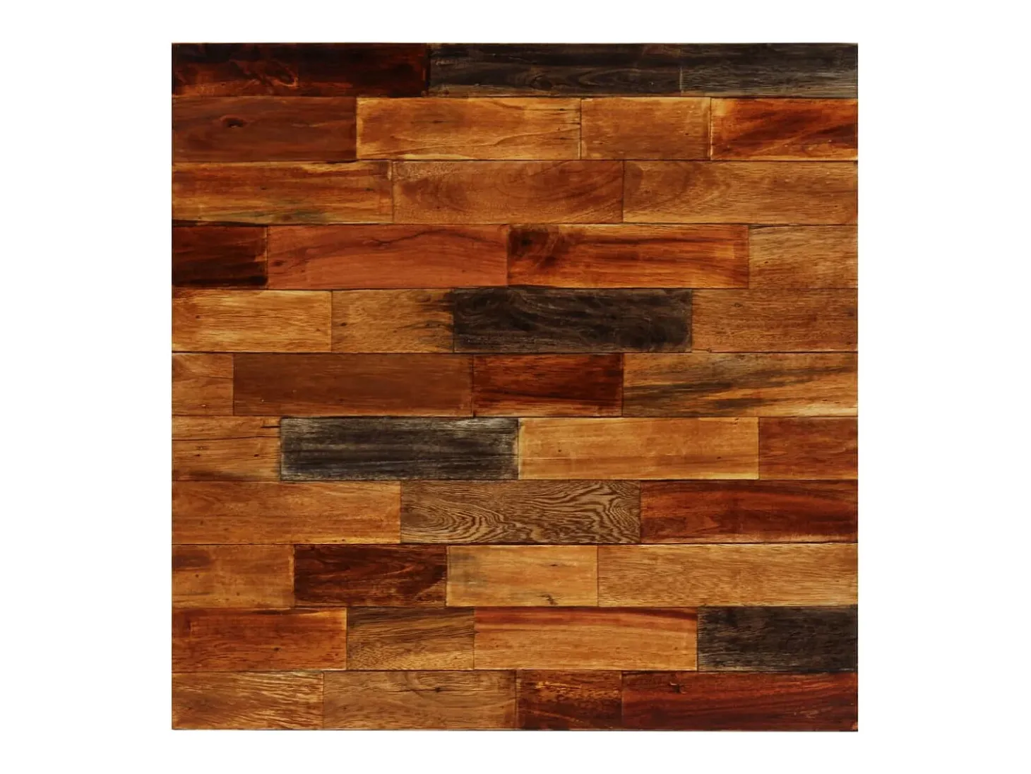 Móvel de bar em madeira recuperada maciça 70x70x106 cm PT732717
