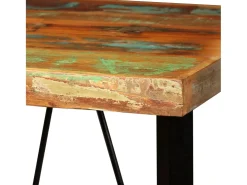 Móvel de bar em madeira recuperada maciça 60x60x107 cm PT694842