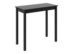 Móvel de bar em MDF preto 115x55x107 cm PT298653