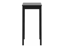 Móvel de bar em MDF preto 55x55x107 cm PT328085