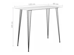 Móvel de bar 120x60x105 cm branco PT568004