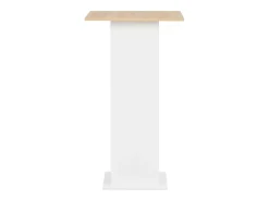 Móvel de bar 60x60x110 cm branco e carvalho sonoma PT130479