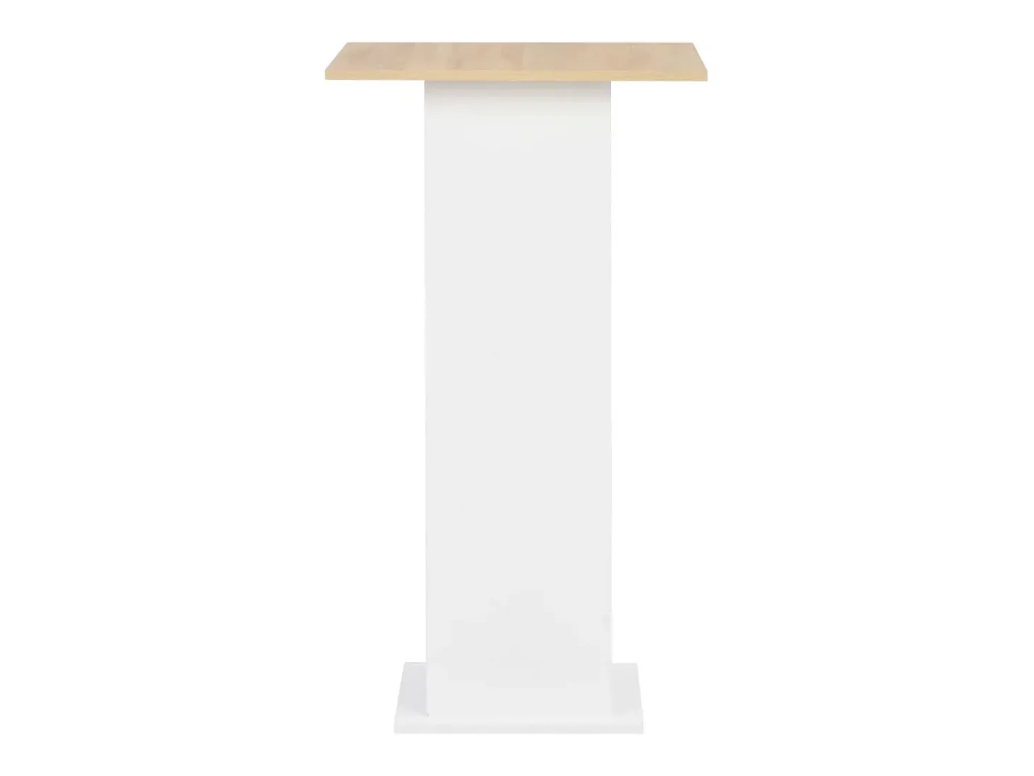 Móvel de bar 60x60x110 cm branco e carvalho sonoma PT130479