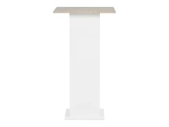 Móvel de bar 60x60x110 cm branco e cinzento cimento PT379754