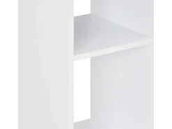 Móvel de bar 60x60x110 cm branco e cinzento cimento PT379754