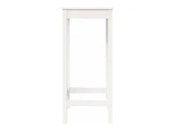 Móvel de bar 50x50x110 cm madeira de pinho maciça branco PT305420