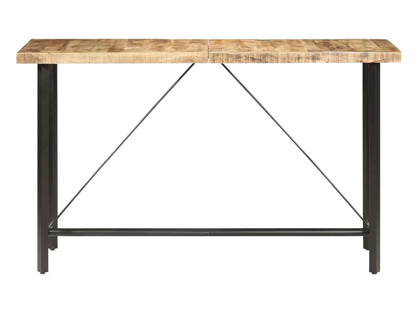 Móvel de bar 180x70x107 cm madeira de mangueira áspera PT572349