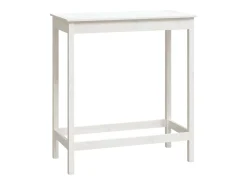 Móvel de bar 100x50x110 cm madeira de pinho maciça branco PT322790