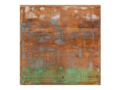Móvel de bar 55x55x107 cm madeira recuperada maciça e ferro PT450426