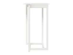 Móvel de bar 60x60x110 cm pinho maciço branco PT576080