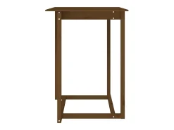 Móvel de bar 80x80x110 cm pinho maciço castanho mel PT248310