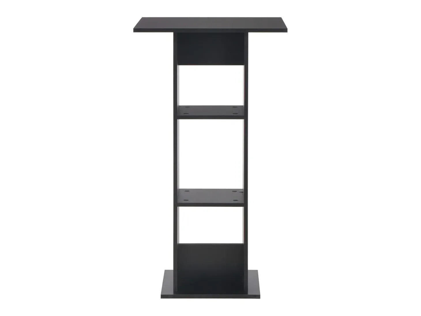 Móvel de bar 60x60x110 cm preto PT821131