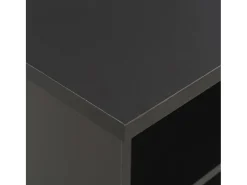 Móvel de bar 60x60x110 cm preto PT821131
