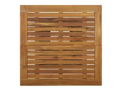 Móvel de bar 80x80x110 cm vime PE e acácia maciça cinzento PT261540